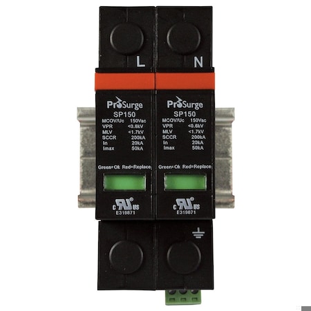 Automation Systems Interconnect Surge Protection Device, 120V, 2 Poles ASISP150-2P
